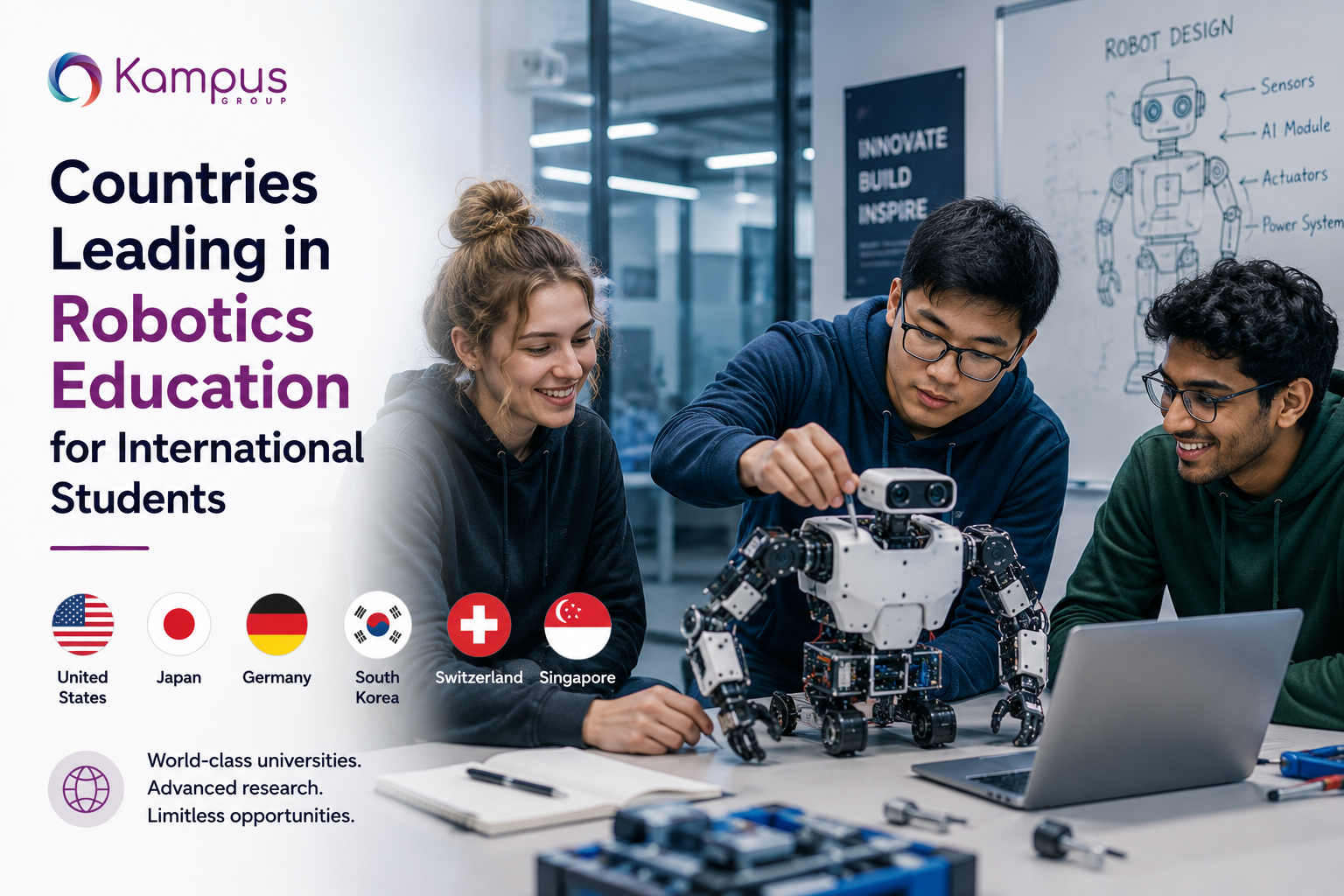 Countries Leading in Robotics Education for International Students